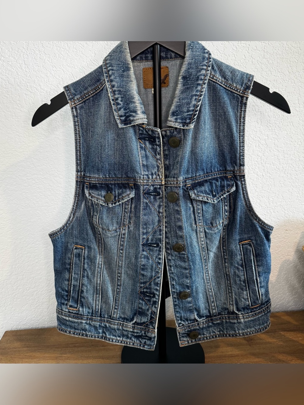 American Eagle Outfitters Denim Vest Jacket